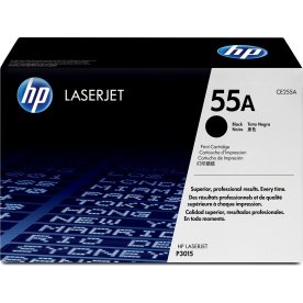 HP CE255A lasertoner, svart, 6000 s