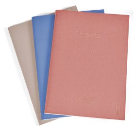 Kozo Premium Skrivhäfte | A5 | Linjerat | 3-pack
