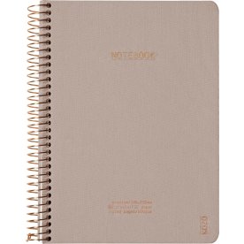 Kozo Premium Anteckningsbok | A5 | Linjerat | Sand