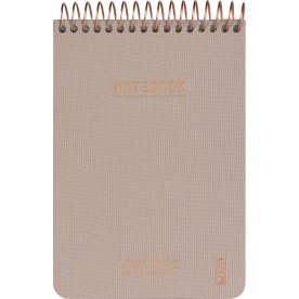 Kozo Premium Anteckningsbok | A6 | Linjerat | Sand