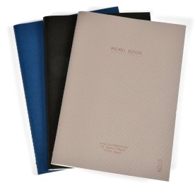 Kozo Premium Skrivblock | A5 | Linjerat | 3-pack