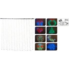 Gardinslinga, 400 LED, 200x200 cm