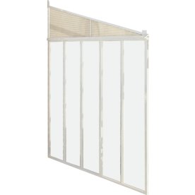 Palram Canopia Feria Sidovägg, 4 m, vit