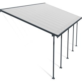 Palram Canopia Feria skärmtak, 4x7,8m, grå