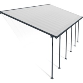 Palram Canopia Feria skärmtak, 4x10,3m, grå