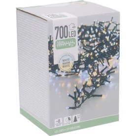Cluster Ljusslinga m/700 Mikro LED, 14M, varm vit
