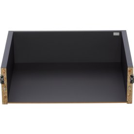 Elfa Decor djup låda 40, längd 602 mm, grå