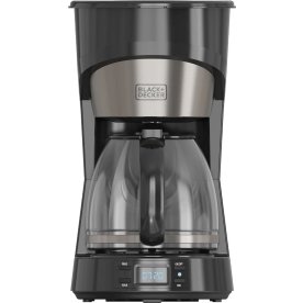 Black+decker Kaffebryggare LCD 12 koppar, svart