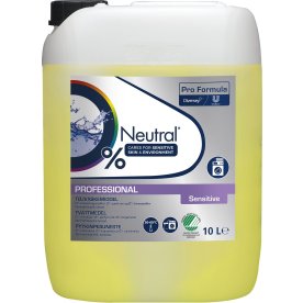 Neutral Pro flytande tvättmedel, Sensitive, 10L
