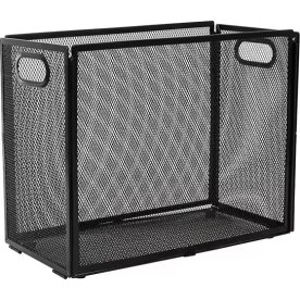 Office MESH Förvaringsbox hopfällbar | Svart