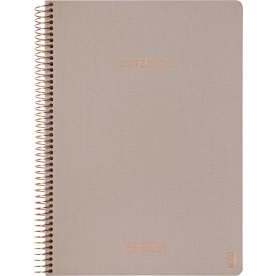 Kozo Premium Anteckningsbok | A4 | Linjerat | Sand