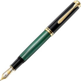 Pelikan Souverän 1000 Reservoarpenna EF svart/grön
