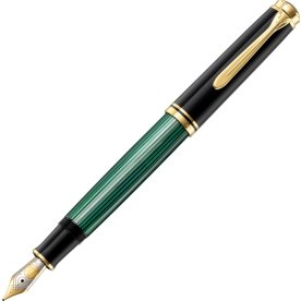 Pelikan Souverän 800 Reservoarpenna EF, svart/grön