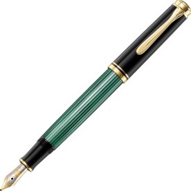 Pelikan Souverän 400 Reservoarpenna, B, svart/grön