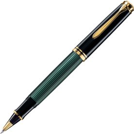 Pelikan Souverän 400 Rollerball, svart/grön