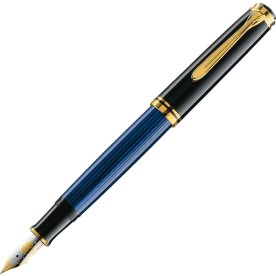 Pelikan Souverän 800 Reservoarpenna, F, svart/blå
