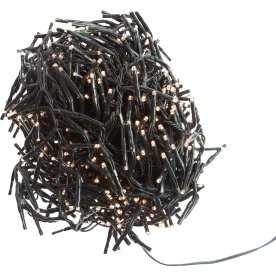 Kluster av Ljusslinga med 600 LED, 12m, varmvit
