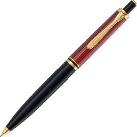 Pelikan Souverän 400 stiftpenna, svart/röd