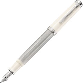 Pelikan Souverän 405 Reservoarpenna, F, vit