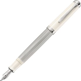 Pelikan Souverän 405 Reservoarpenna, B, vit