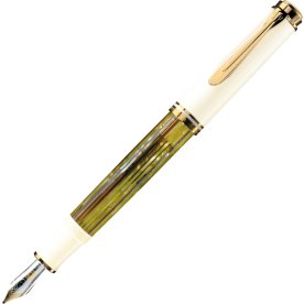Pelikan Souverän 400 Reservoarpenna, F, tort.vit