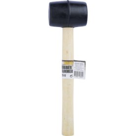Probuilder Gummiklubba, svart/trä, 225 g.