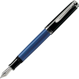 Pelikan Souverän 405 Reservoarpenna, EF, svart/blå