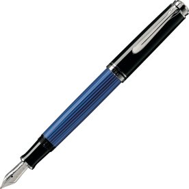 Pelikan Souverän 405 Reservoarpenna, B, svart/blå