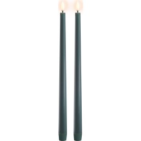 UYUNI LED ljus, slim H32 cm, tallgrön, 2 st