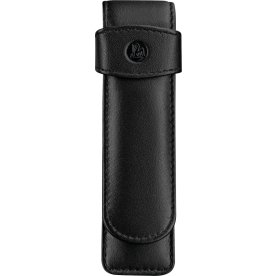 Pelikan läderfodral, 2 pennor, svart