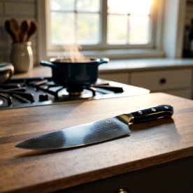 Edge de Élite Damaskus Kockkniv 20 cm