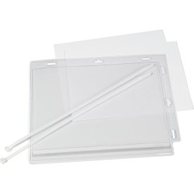 Durable Vattentät Infoficka, A5, med buntband, 5st