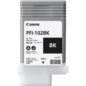 Bläckpatron Canon PFI-102BK Svart 130 ml