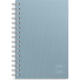 Burde 2026 Kalender, Dagbok Textile, Blå