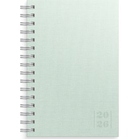 Burde 2026 Kalender, Dagbok Textile, Grön