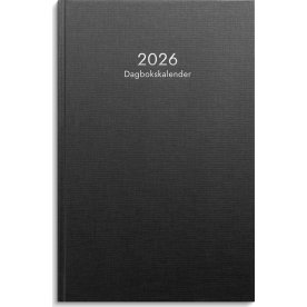 Burde 2026 Dagbokskalender, Svart