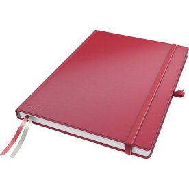 Leitz Complete anteckningsbok A4, linjerat, röd