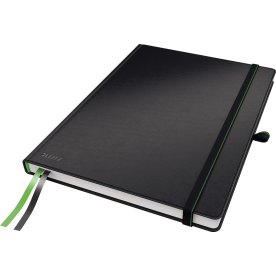 Leitz Complete anteckningsbok A4, linjerat, svart
