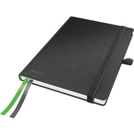 Leitz Complete anteckningsbok A5, linjerat, svart