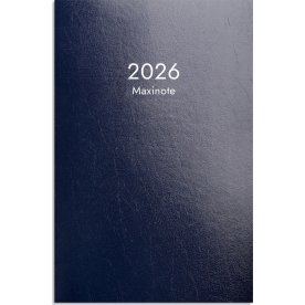 Burde 2026 Kalender Maxinote, Kartong, Blå