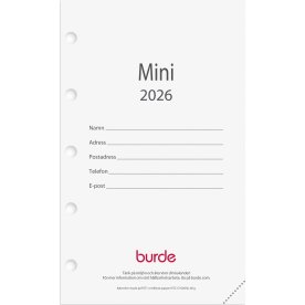 Burde 2026 Kalendersats, Mini