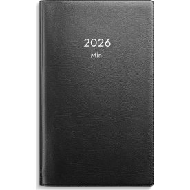 Burde 2026 Kalender Mini, Plast, Svart