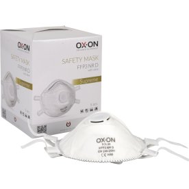 OX-ON Dammmask Supreme FFP3 NR D m/ventil, 5 st.