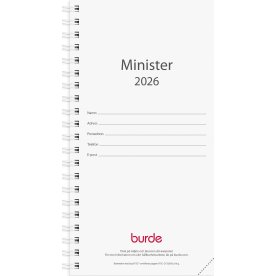 Burde 2026 Kalender, Minister Refill