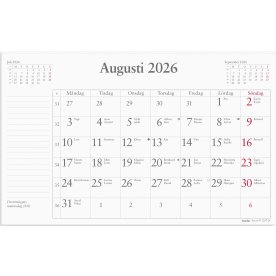 Burde 2026 Musmatta Månadsblock refill