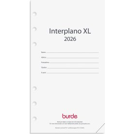 Burde 2026 Regent Kalendersats Xl, Interplano