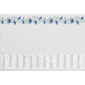 Burde 2026 Skrivunderlägg, Blomster