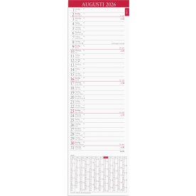 Burde 2026 Stor Bordskalender