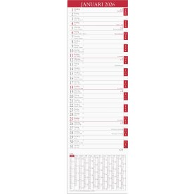 Burde 2026 Stor Bordskalender, Flik