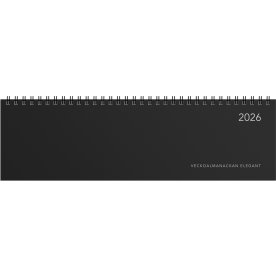 Burde 2026 Kalender, Veckoalmanackan Elegant